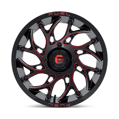 Fuel Offroad D779 RUNNER UTV Gloss Black Milled Candy Red 18x7 +13 4x156mm 132mm