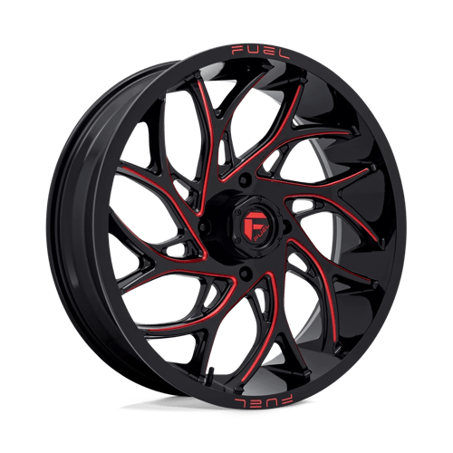 Fuel Offroad D779 RUNNER UTV Gloss Black Milled Candy Red 22x7 0 4x156mm 132mm