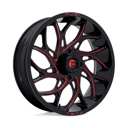 Fuel Offroad D779 RUNNER UTV Gloss Black Milled Candy Red 22x7 0 4x156mm 132mm