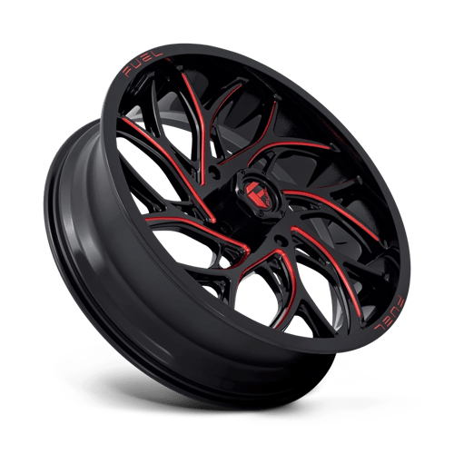 Fuel Offroad D779 RUNNER UTV Gloss Black Milled Candy Red 22x7 0 4x156mm 132mm