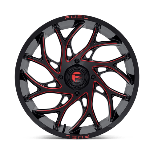 Fuel Offroad D779 RUNNER UTV Gloss Black Milled Candy Red 22x7 0 4x156mm 132mm