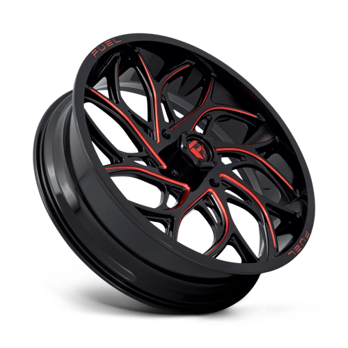 Fuel Offroad D779 RUNNER UTV Gloss Black Milled Candy Red 24x7 +13 4x156mm 132mm