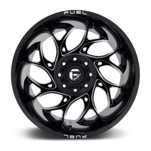 Fuel Offroad D741 RUNNER Gloss Black Milled 20x8.25 -202 8x200mm 142mm