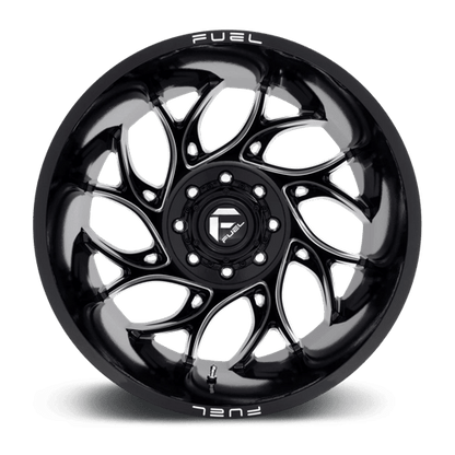 Fuel Offroad D741 RUNNER Gloss Black Milled 22x8.25 -202 8x200mm 142mm