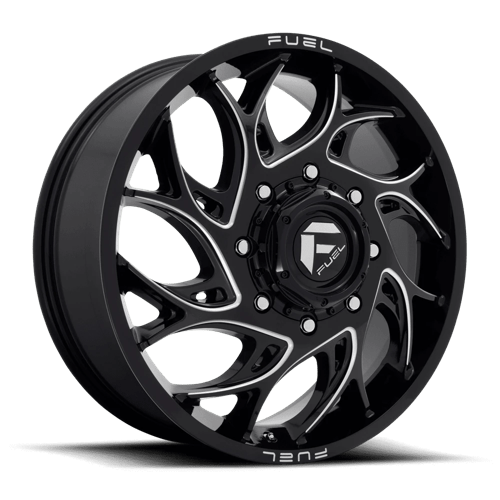 Fuel Offroad D741 RUNNER Gloss Black Milled 22x8.25 +105 8x210mm 154.3mm