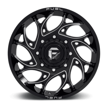 Fuel Offroad D741 RUNNER Gloss Black Milled 22x8.25 +105 8x210mm 154.3mm