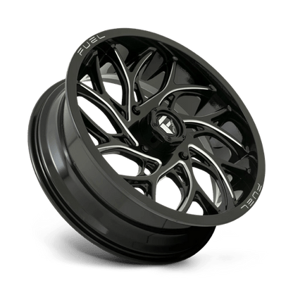 Fuel Offroad D741 RUNNER UTV Gloss Black Milled 20x7 +13 4x137mm 110.1mm