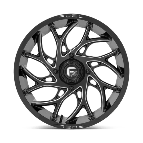 Fuel Offroad D741 RUNNER UTV Gloss Black Milled 20x7 +13 4x156mm 132mm