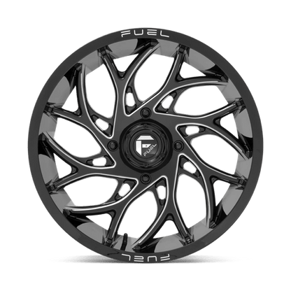 Fuel Offroad D741 RUNNER UTV Gloss Black Milled 20x7 +13 4x156mm 132mm