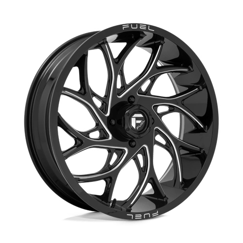 Fuel Offroad D741 RUNNER UTV Gloss Black Milled 22x7 +13 4x156mm 132mm