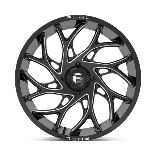 Fuel Offroad D741 RUNNER UTV Gloss Black Milled 22x7 +13 4x156mm 132mm