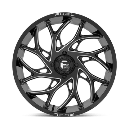 Fuel Offroad D741 RUNNER UTV Gloss Black Milled 22x7 +13 4x137mm 110.1mm