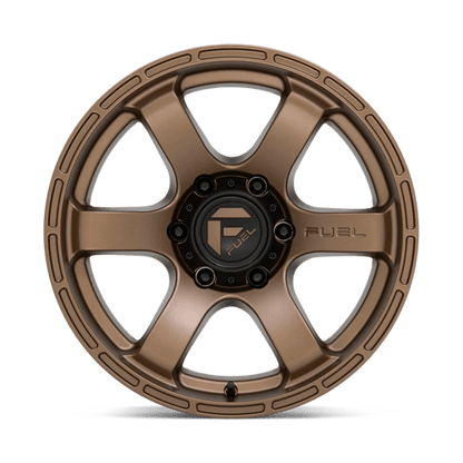 Fuel Offroad D768 RUSH Matte Bronze 17x9 -12 6x139.7mm 106.1mm