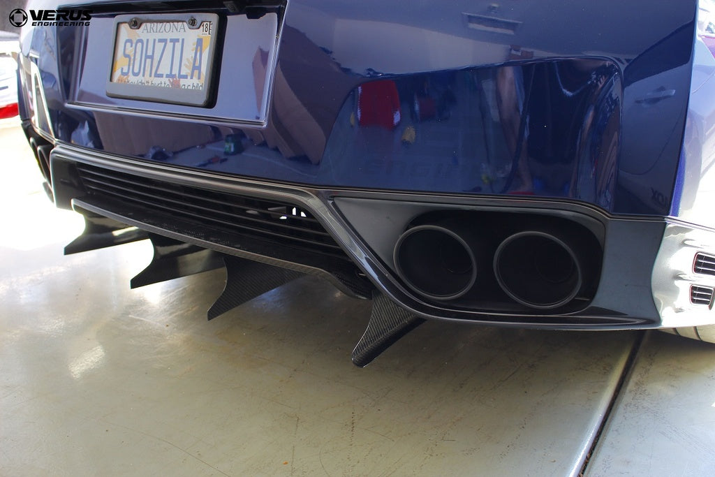 Verus - Rear Diffuser Strakes - R35 Nissan GT-R