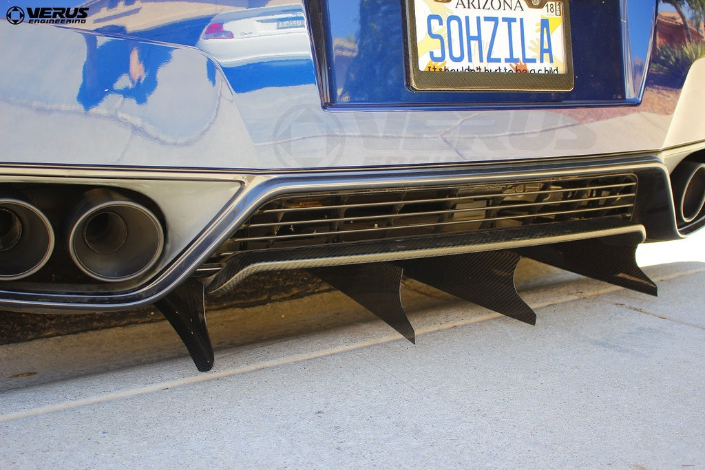 Verus - Rear Diffuser Strakes - R35 Nissan GT-R