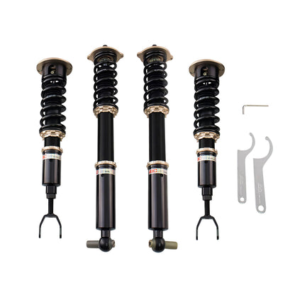 BC Racing BR Series coilovers on white background