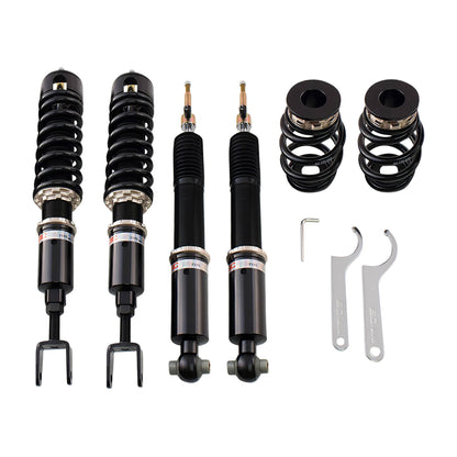 BC Racing BR Series coilovers on white background