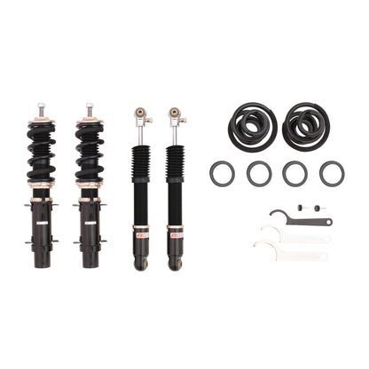 BC Racing BR Series coilovers on white background