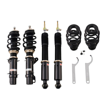 BC Racing BR Series coilovers on white background