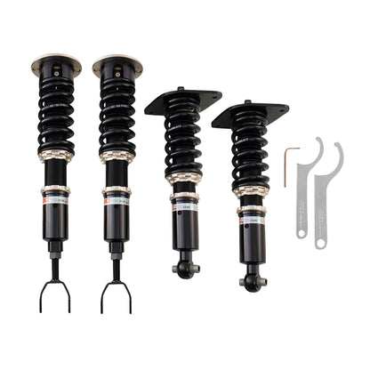 BC Racing BR Series coilovers on white background