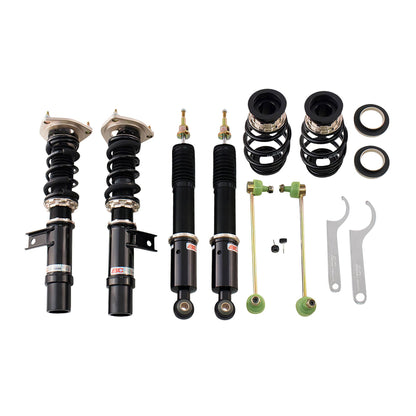 BC Racing BR Series coilovers on white background