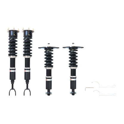 BC Racing BR Series coilovers on white background