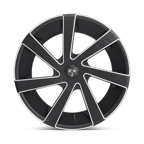DUB S133 DIRECTA Matte Black Milled 22x9.5 +15 5x115|5x120.65mm 72.6mm