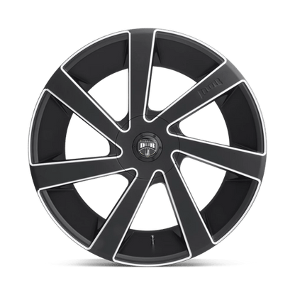 DUB S133 DIRECTA Matte Black Milled 22x9.5 +15 5x115|5x120.65mm 72.6mm