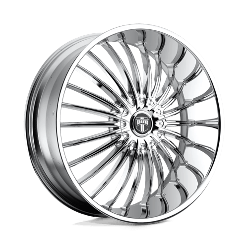 DUB R140 RSE Chrome 24x9.5 +10 Custom 72.6mm