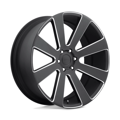 DUB S187 8-BALL Matte Black Milled 22x9.5 +20 6x139.7mm 78.1mm