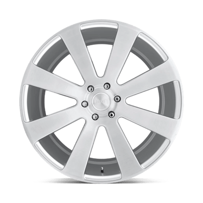 DUB S213 8-BALL Gloss Silver Brushed 24x10 +20 6x139.7mm 78.1mm