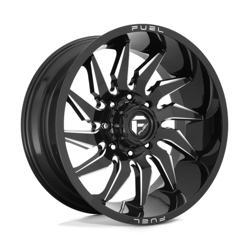 Fuel Offroad D744 SABER Gloss Black Milled 22x12 -44 8x165.1mm 125.1mm