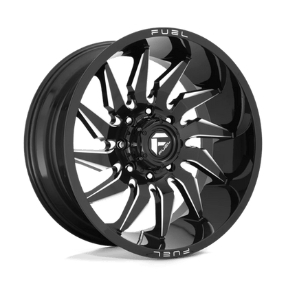 Fuel Offroad D744 SABER Gloss Black Milled 22x10 -18 5x127mm 71.5mm