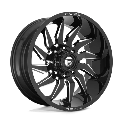 Fuel Offroad D744 SABER Gloss Black Milled 20x10 -18 6x135mm 87.1mm