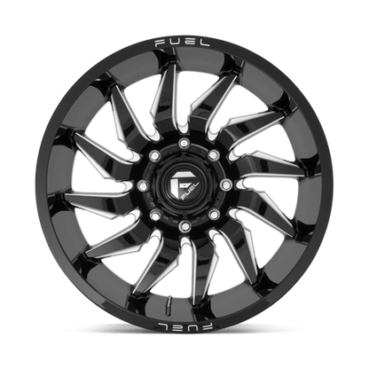 Fuel Offroad D744 SABER Gloss Black Milled 22x12 -44 8x165.1mm 125.1mm