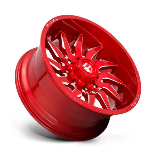 Fuel Offroad D745 SABER Candy Red Milled 22x12 -44 8x165.1mm 125.1mm