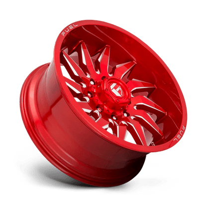 Fuel Offroad D745 SABER Candy Red Milled 22x12 -44 8x165.1mm 125.1mm