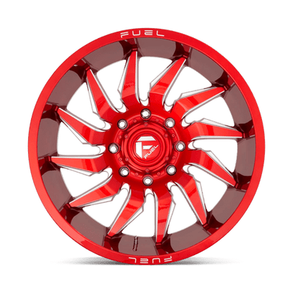 Fuel Offroad D745 SABER Candy Red Milled 22x12 -44 8x165.1mm 125.1mm