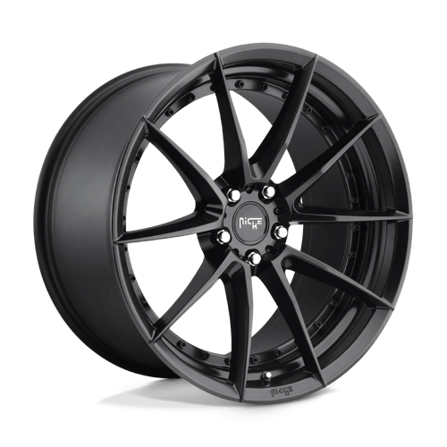 Niche M196 SECTOR Matte Black 20x10.5 +40 5x114.3mm 72.6mm