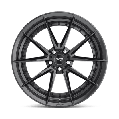Niche M196 SECTOR Matte Black 20x10.5 +40 5x114.3mm 72.6mm