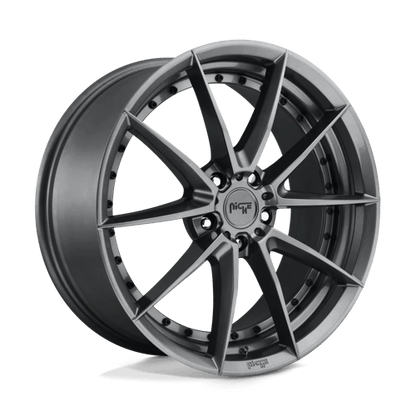 Niche M197 SECTOR Gloss Anthracite 20x10.5 +40 5x114.3mm 72.6mm