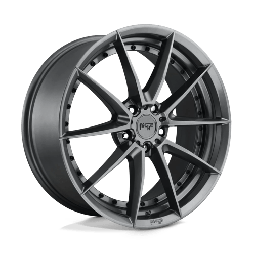 Niche M197 SECTOR Gloss Anthracite 20x10.5 +35 5x120mm 72.6mm