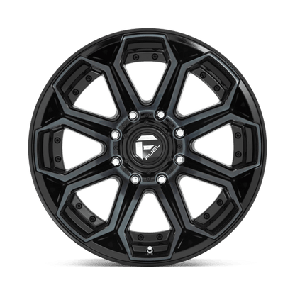 Fuel Offroad D704 SIEGE Gloss Mach Double Dark Tint 20x10 -18 8x180mm 124.2mm