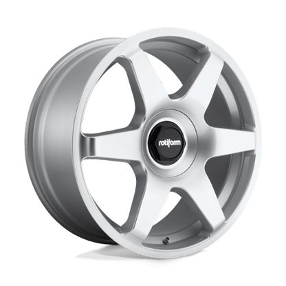 Rotiform R114 SIX Gloss Silver 19x8.5 +35 5x114.3|5x120mm 72.6mm