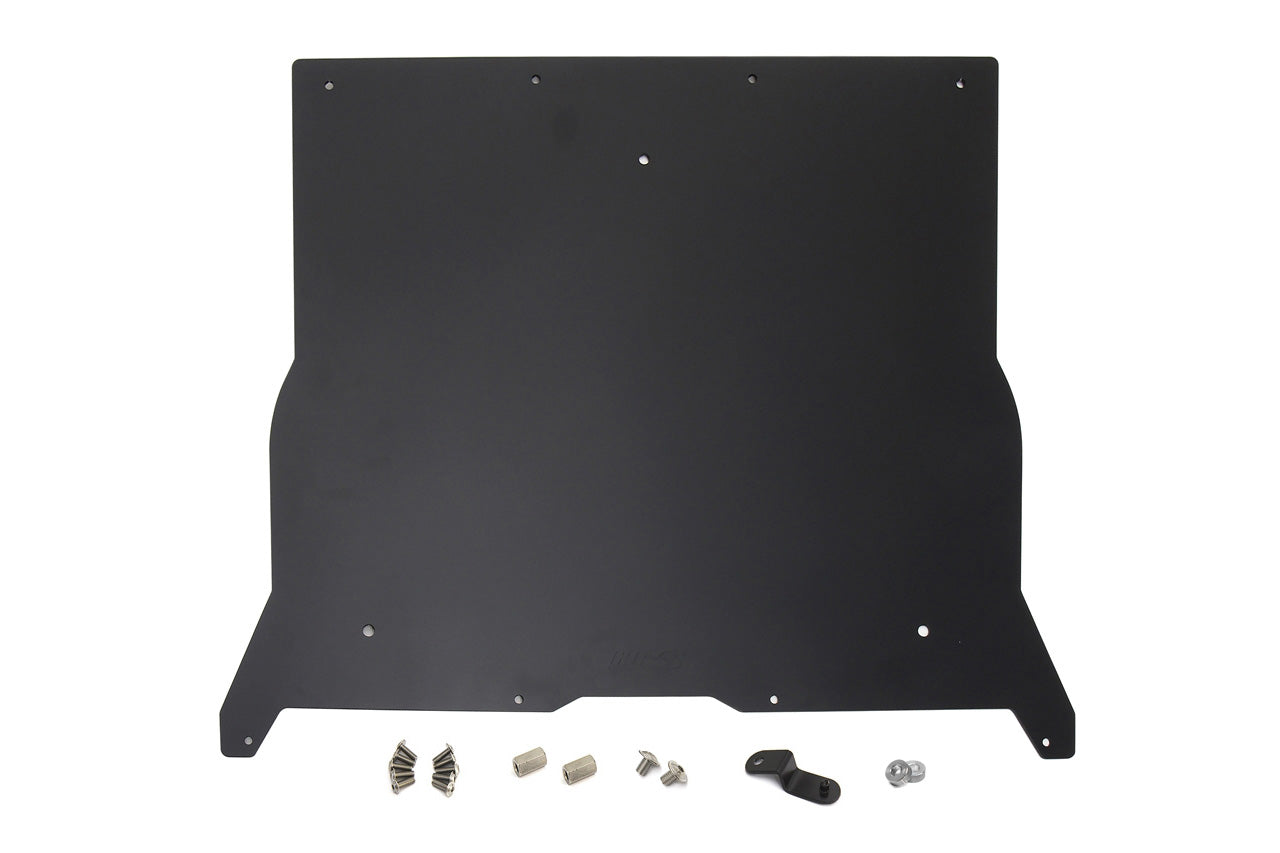 HPS Aluminum Front Skid Plate Undertray Protection Shield 2017-2023 Tesla Model 3, Black, SP-101