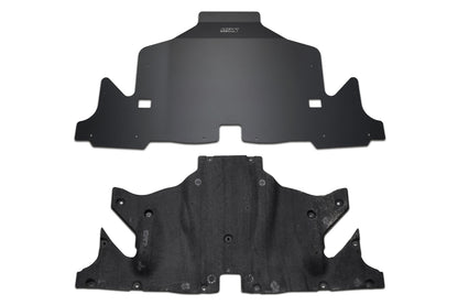 HPS Aluminum REAR Skid Plate Undertray Protection Shield 2020-2023 Tesla Model Y, Black, SP-102