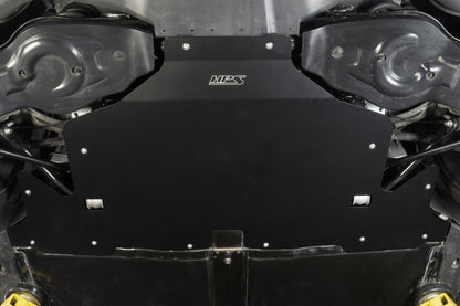 HPS Aluminum REAR Skid Plate Undertray Protection Shield 2020-2023 Tesla Model Y, Black, SP-102