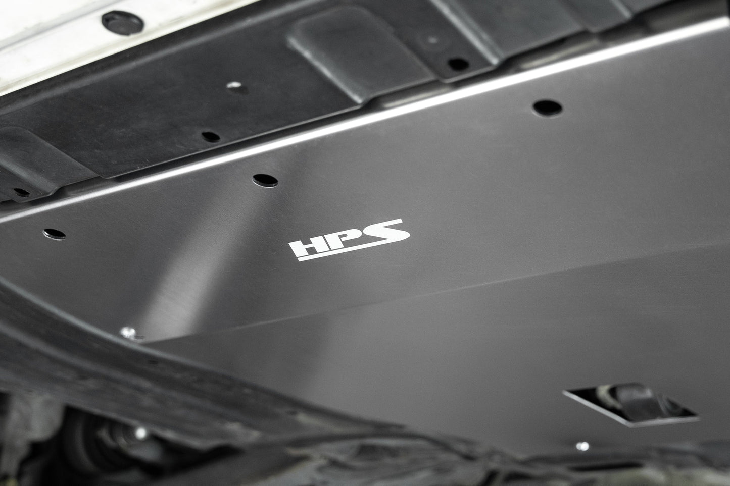 HPS Performance Aluminum Front Under Tray Skid Plate 2009-2013 Honda Fit 1.5L, SP-105