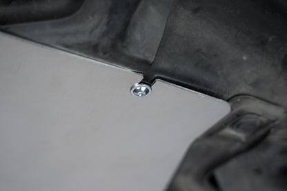 HPS Performance Aluminum Front Under Tray Skid Plate 2009-2013 Honda Fit 1.5L, SP-105