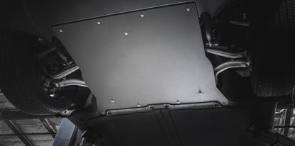 HPS Aluminum Front Skid Plate Undertray Protection Shield 2020-2023 Tesla Model Y, Black, SP-101